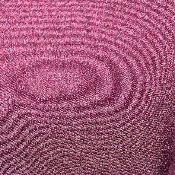 J. Crew  Dress Off the Shoulder Ruffle Polka Dot Cabernet/Black Size 18 - Picture 9 of 9